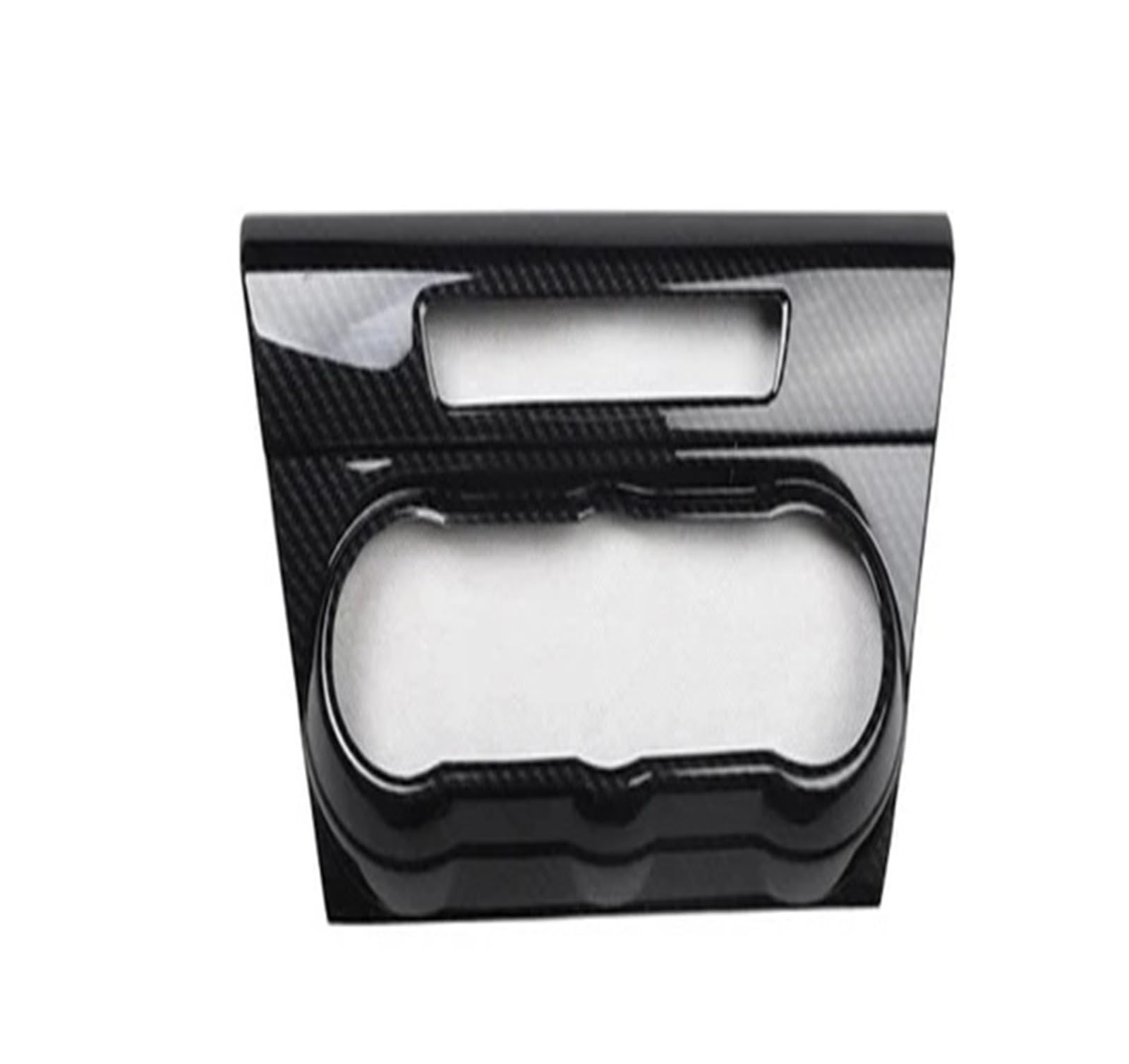 For Mazda 3 For Axela 2017 2018 2019 ABS Carbon Fiber Style Decoration Accessories Interior Gear Center Console Cover Trims Stickers Car Interior Panel Trim(A Central control)