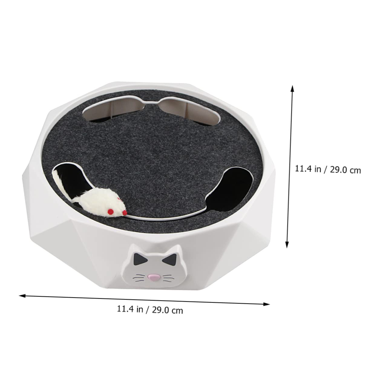 SUPVOX Juguete para Mascotas Juguete burlas para Gatos Juguete electronico Cat House Cat Toys Juguetes ratón Juguete Giratorio para Gatos Juguete burlas para Mascotas telescópico