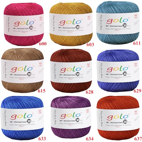 Image of golo Crochet Thread Embroidery Thread Crochet Yarn for Hand Knitting 699
