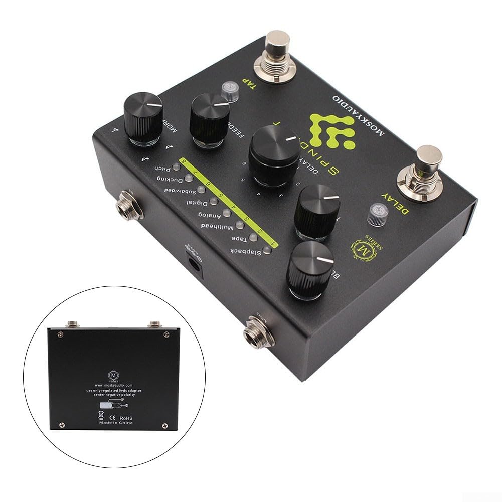 Digital Delay Gitarrenpedal 8-Modus TAP Funktion