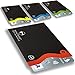 RFID Blocking Sleeves | 14 Credit Card Holders, 4 Passport Protectors | Slim Water-Resistant Tear-Resistant | Anti-Theft Identity Protection
