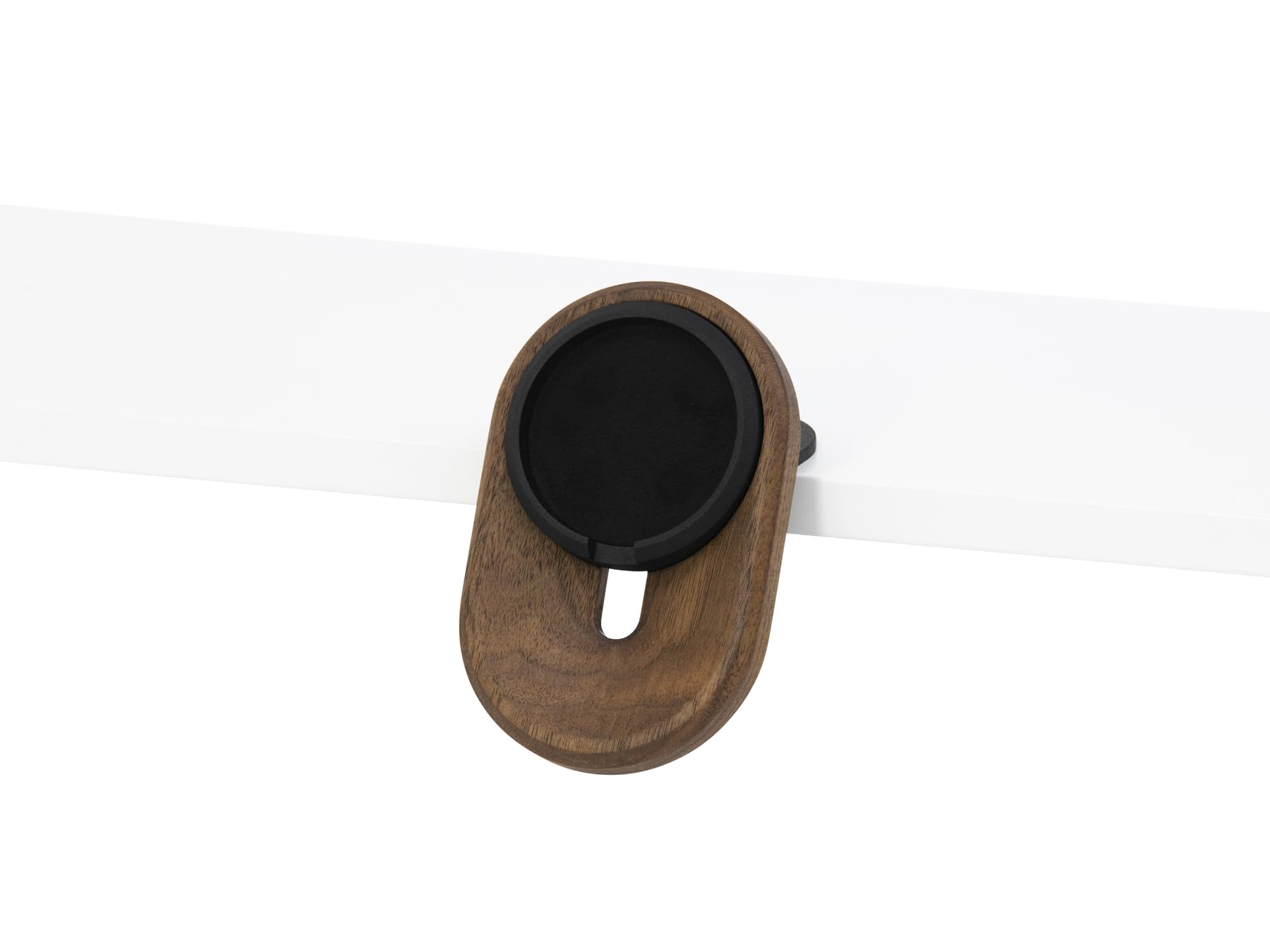 Oakywood Phone & iPhone Stand for Desk Shelf Mount, Handcrafted Wooden Mobile Phone Stand & Holder - Image 2
