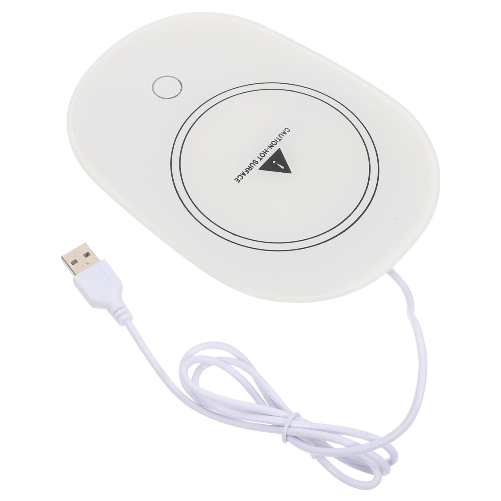 STOBAZA Multi Function Heating Coaster Thermostatic Desktop Cup Warmer for Tea Auto Shut Off Elegant Design for Office Use