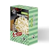 YUHO Organic Shirataki Konjac Pasta 8 Pack Inside, Vegan, Low Calorie Food, Fat Free, Keto Friendly, Zero Carbs, Healthy Diet Pasta 53.61 Oz, 8 fettuccine