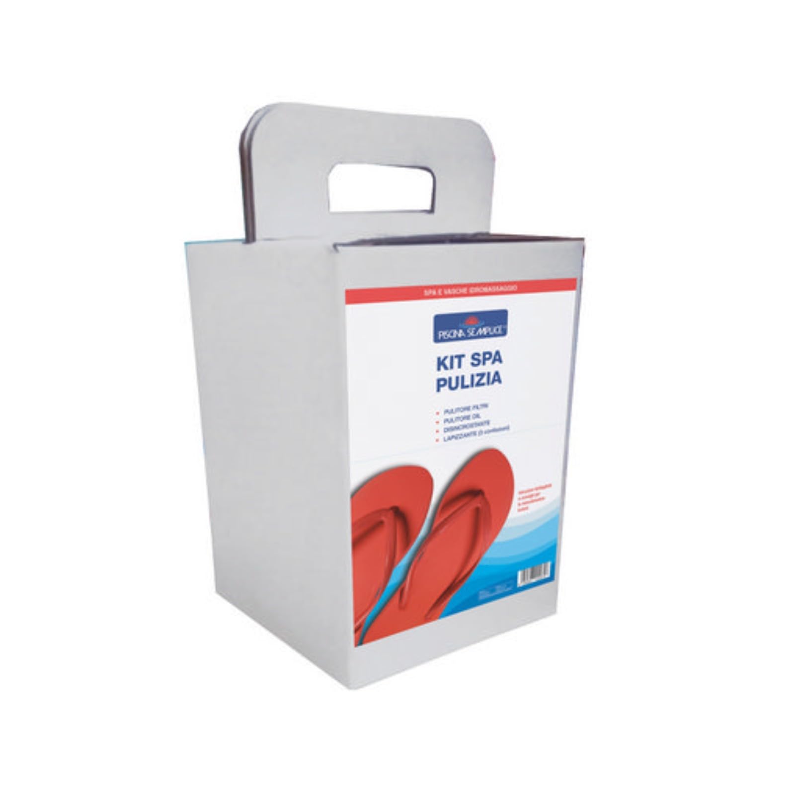 PS1585001 Kit SPA Pulizia Periodica Completo - Pulitore Filtri + Oil + Disincrostante + Lapizzante per Vasche Idromassaggio