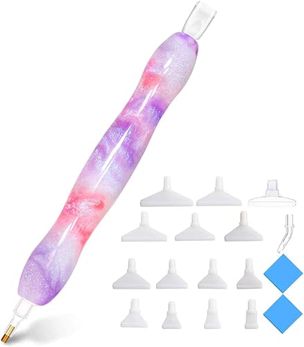 Miniatura 9 de Praise V Do Taladro de arte de pintura de diamante 5D Dotz Rhinestone Gem Picker Herramientas Accesorios de bolígrafo para pintura de arte