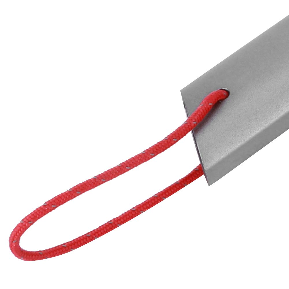 Outdoor Multifunction Camping Hammer Stainless Steel Tent Pegs Stake Nail Puller Remover Lightweight Aluminum Alloy Handle for Backpacking Hiking Gardening Silver 12 Inches