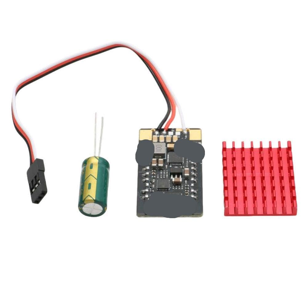 Elektroniczny regulator prędkości 80A 2-7S AM32 z modułem 5 V 7,4 V 4 A BEC z dronem RC Turbofan samochód gąsienicowy (z akcesoriami)