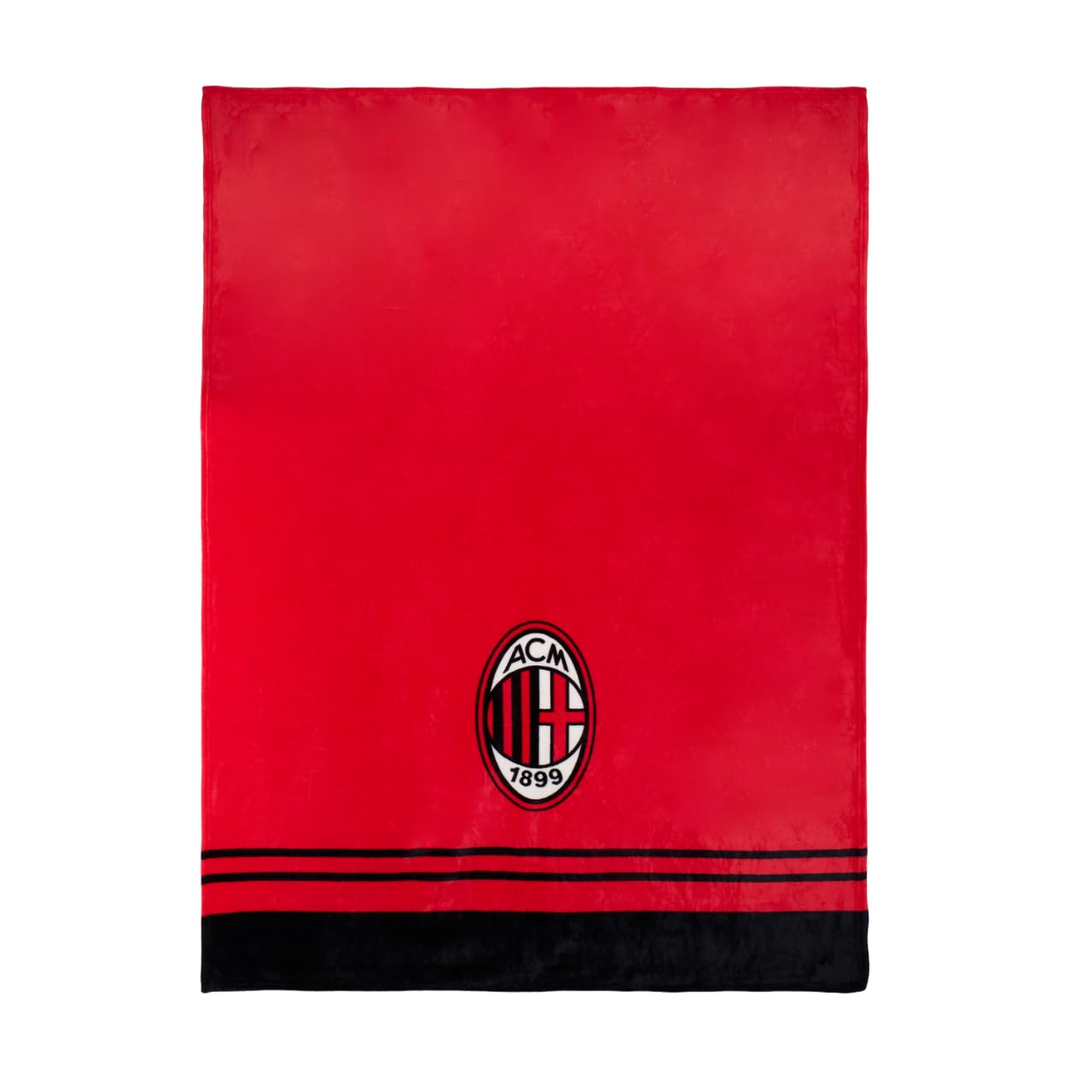 AC Milan Coperta Plaid Morbida 200x150 cm, Prodotto Ufficiale