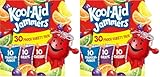 Kool-Aid Jammers Tropical Punch (Grape & Cherry Artificially Flavored Kids Soft Drink Variety Pack, 30 ct Box, 6 fl oz Pouches) (Pack of 2)