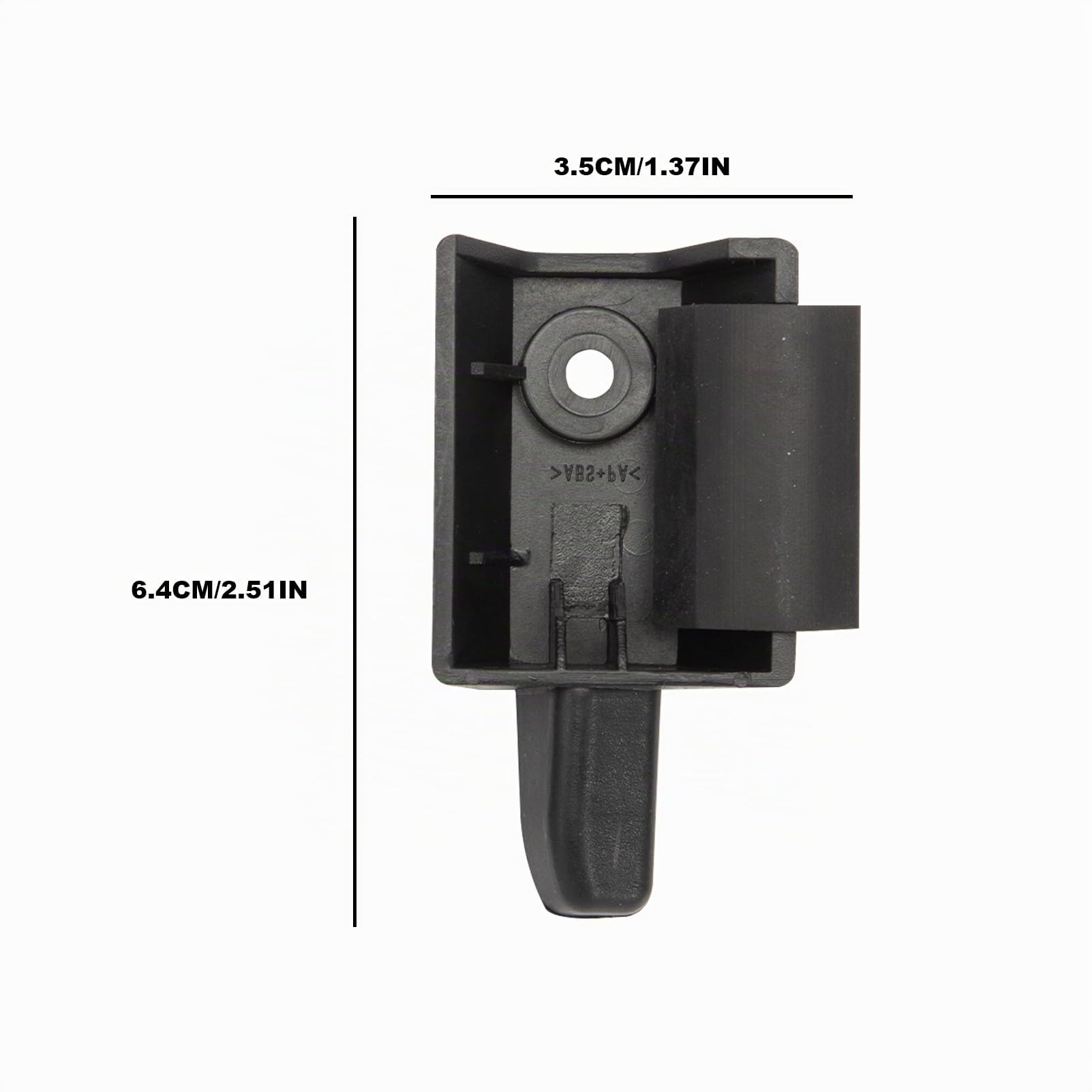 7701479153 Lot de 2 Supports de Fixation Clips (gauche et droite) pour Clio 3 Tablette étagère Plage Arrière