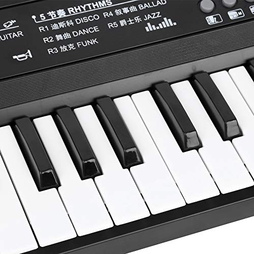 Clavier de Piano Portable à 54 Touches avec Microphone, 8 Tonalités, 6 Chansons Fonction Orgue électronique, Clavier de Piano 54 Touches Clavier Électronique Piano pour les débutants en musique - Les Beatles, Paul McCartney, John Lennon, RIngo Starr, George Harrison Clavier de Piano Portable à 54 Touches avec Microphone, 8 Tonalités, 6 Chansons Fonction Orgue électronique, Clavier de Piano 54 Touches Clavier Électronique Piano pour les débutants en musique – Image 6