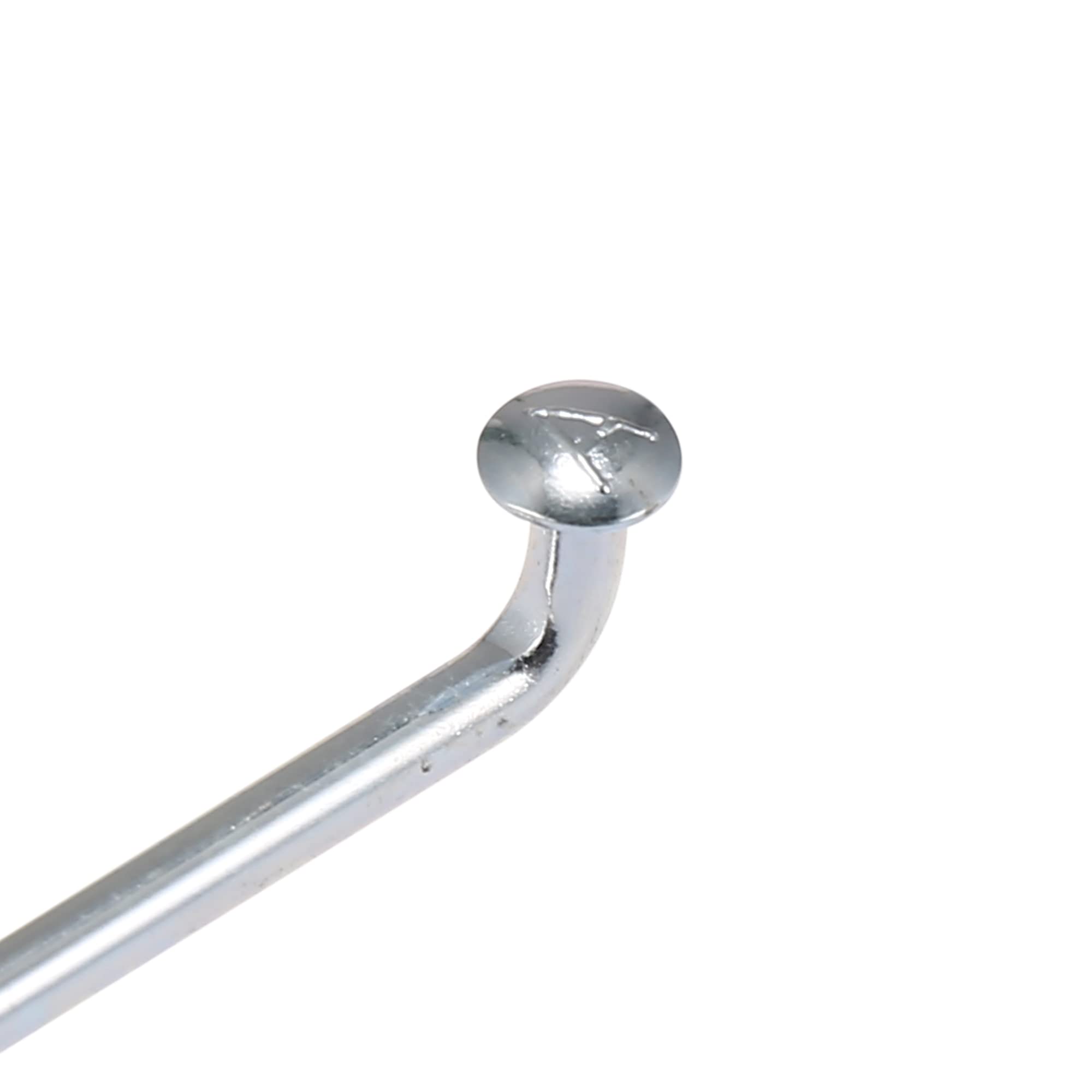 A ABSOPRO Rayon de roue de moto plaqué avec écrous, longueur de 180mm en métal (ensemble de 36)