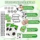 GOTRUST Fußball Mitgebsel, 60 Stück Gastgeschenk Fussball Kindergeburtstag Set, Fußball Geschenke Flipperspiel, Fußball Armbänder Kinder für Schule Schreibwaren FußBaller Party
