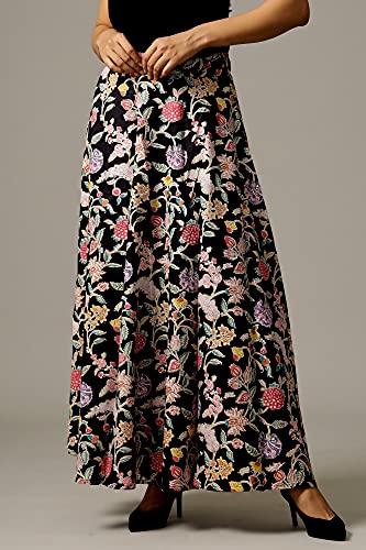Image of Ravaiyaa - Attitude is everything Cotton Hand Block Floral Printed Wrap Around Women's Free Size Skirt Rapron