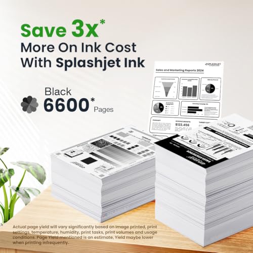 Image of Splashjet 005 Compatible Refill Ink for Epson M1100, M1120, M1140, M1170, M1180, M2140, M2170, M3140, M3170, M3180 Printer - (120gm x 1) Ink Bottle - 502698