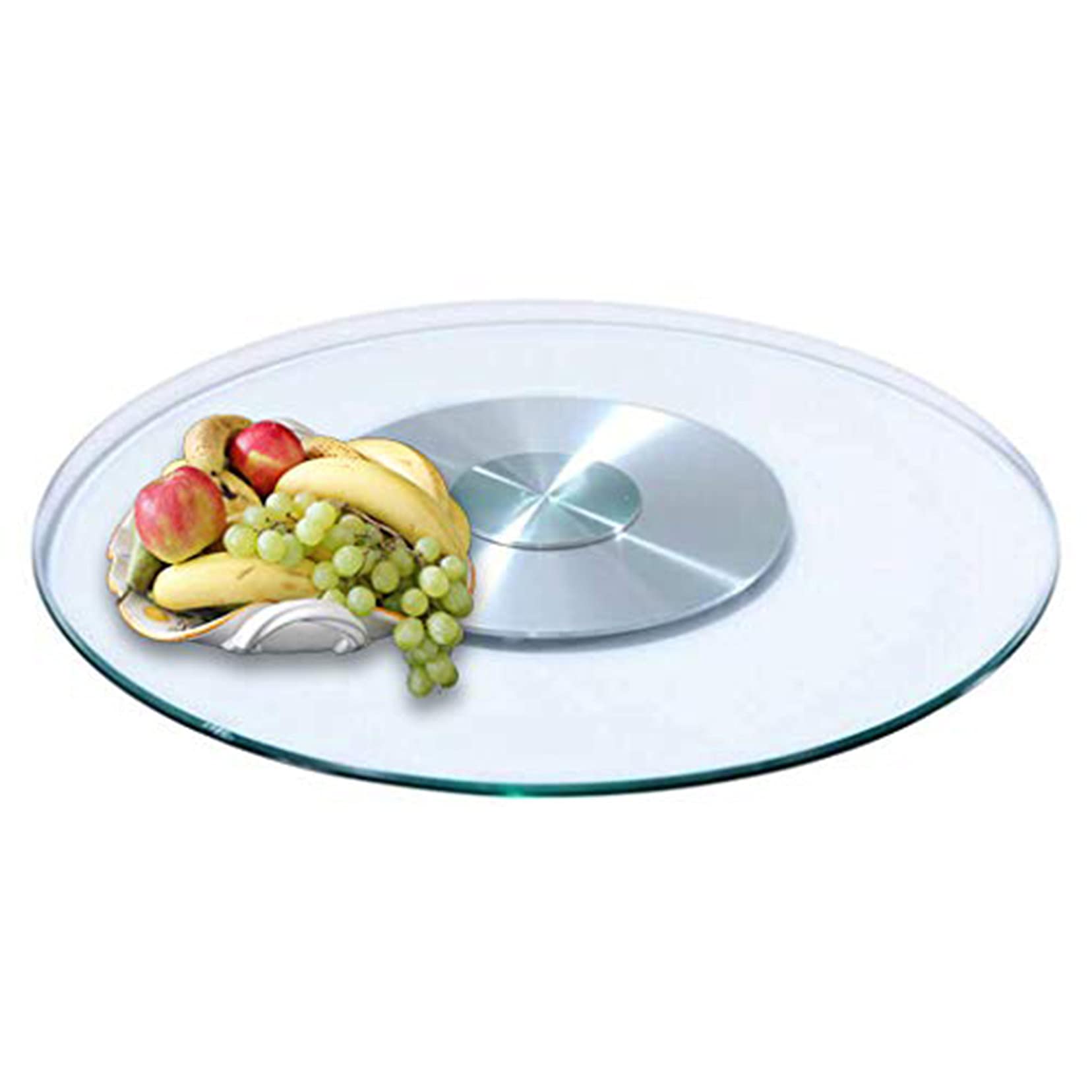 Buy SHPEHP Tempered Glass Rotating Tray,Round op Rotating Serving Tray