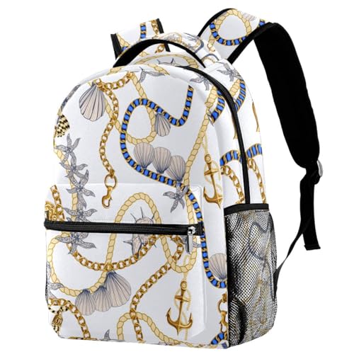 Sac de voyage décontracté imprimé ancre et coquillages pour vos weekends
