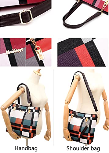 Set de 6 Bolsos Tote y Carteras para Mujer miniatura 5
