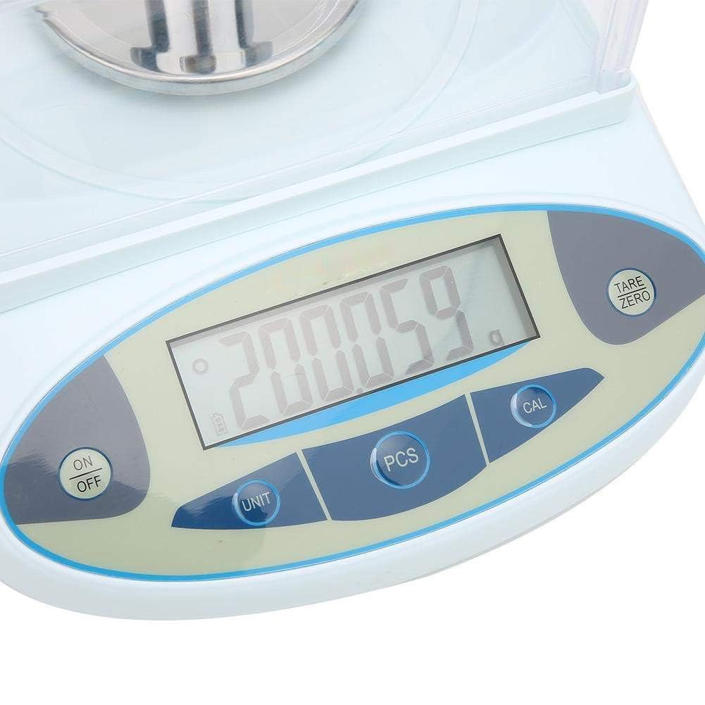 Cyfrowa precyzyjna waga analityczna (100 g/200 g/300 g/500 g), dokładność wagi laboratoryjnej 0,001 g, podświetlany wyświetlacz LCD, konwersja jednostek,300g