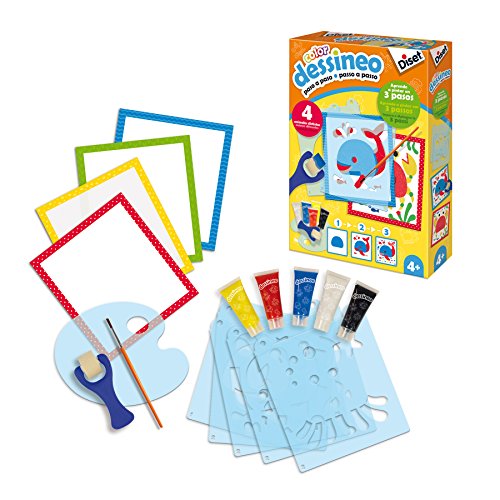 Dessineo- Aprende A Pintar Animales, Multicolor (Diset 61013)
