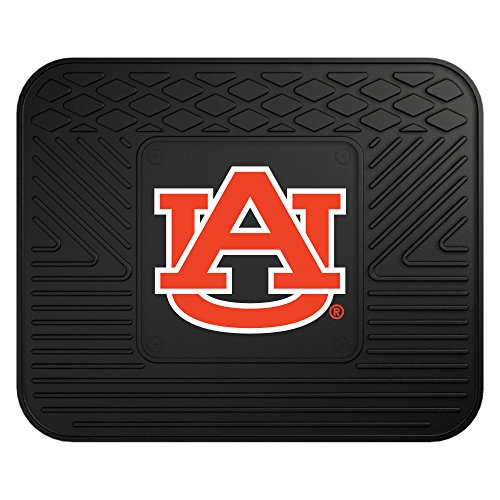 FANMATS 10085 Auburn Tigers Back Row Utility Car Mat - 1 Piece - 14in. x 17in., All Weather Protection, Universal Fit, Molded Team Logo