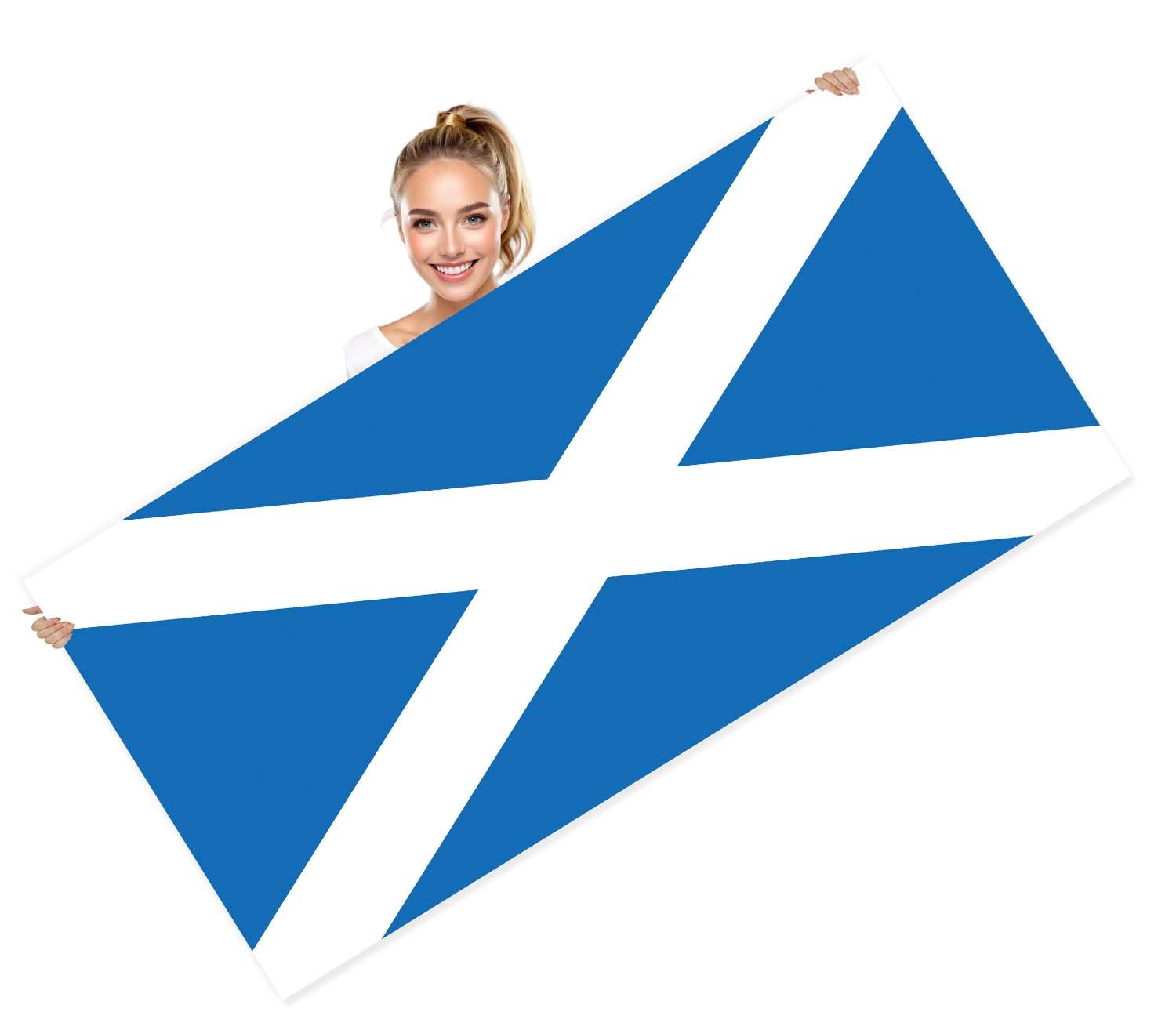Petite Pine Scotland 72 X 142 Cm Towel, 28 X 56 Inch Large Scottish Flag Soft Microfibre Sand Free Towel, Lightweight Thin Quick-Drying Towels For Sports, Travel, Pool Towel