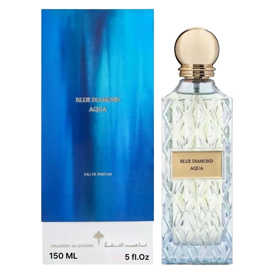 IBRAHEEM AL.QURASHI Blue Diamond Aqua 200ml Extrait De Parfume - Perfume For Men - Women Perfume - Long LAsting Refreshing Fragrance