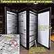 Haxtec DND DM Screen, Dungeons and Dragons Master Screen, Four-Panel with Magnetic Pockets DM Screen for Board Games Masters, TTRPG Accessories D&D Gifts for DM Dungeons Masters