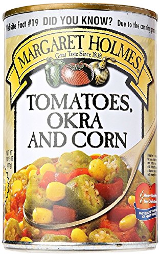 Margaret Holmes Tomatoes Okra and Corn, 15 oz - 3 pack