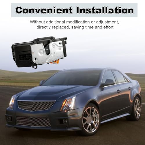 Image of Front Left Driver Side Door Lock Actuator Compatible with Cadillac CTS 2009 2010 2011 2012 2013 2014 Door Latch Lock Actuator Replacement for 22741951 25876534 20786539 20922215 22791029