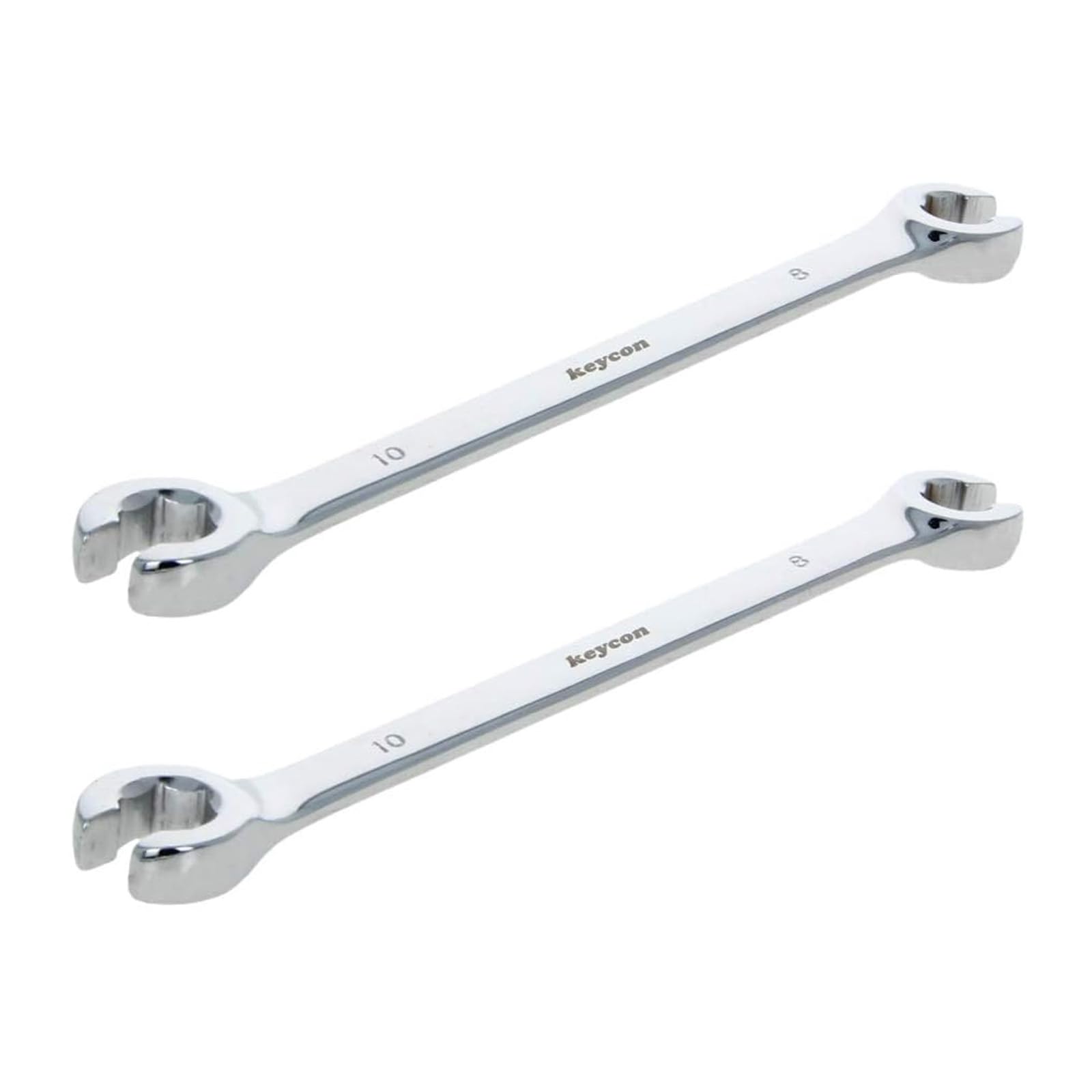 Utoolmart 2Pcs Flare Nut Wrench, 8mm x 10mm Metric Double Open End Wrench