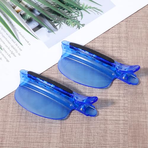 2 Pinzas Aislantes para Cabello Color Azul miniatura 7