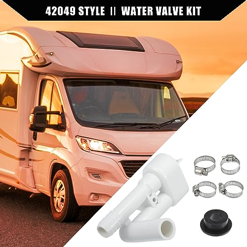 Image of 385316906 RV Toilet Vacuum Breaker Kit Without Hand Sprayer Hook Up for VacuFlush Sealand Traveler Toilets /Leak-Resistant RV Toilet Water Assembly Valve Kit / 1 Set