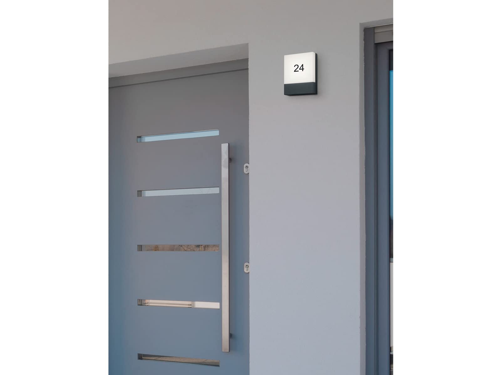 Trio Leuchten LED Außen Wandleuchte 227760142 Pecos, Aluminium anthrazit, 6 Watt LED |
