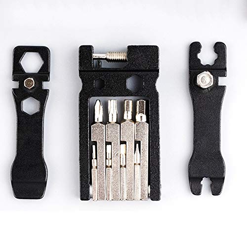 Kit de herramientas de reparación de bicicletas Destornilladores de ciclismo de radios hexagonales Herramienta Palanca de neumáticos Llave Allen Bicicleta de montaña Multiherramienta Herramientas de