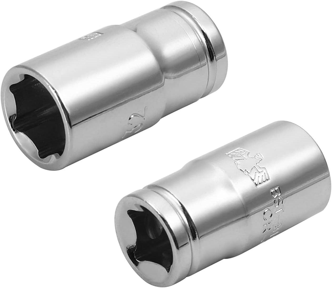 Utoolmart Shallow Socket, 1/4 inch Drive, 11/32 inch, 6-Point, Cr-V, Standard Imperial Sizes, 4Pcs Socket
