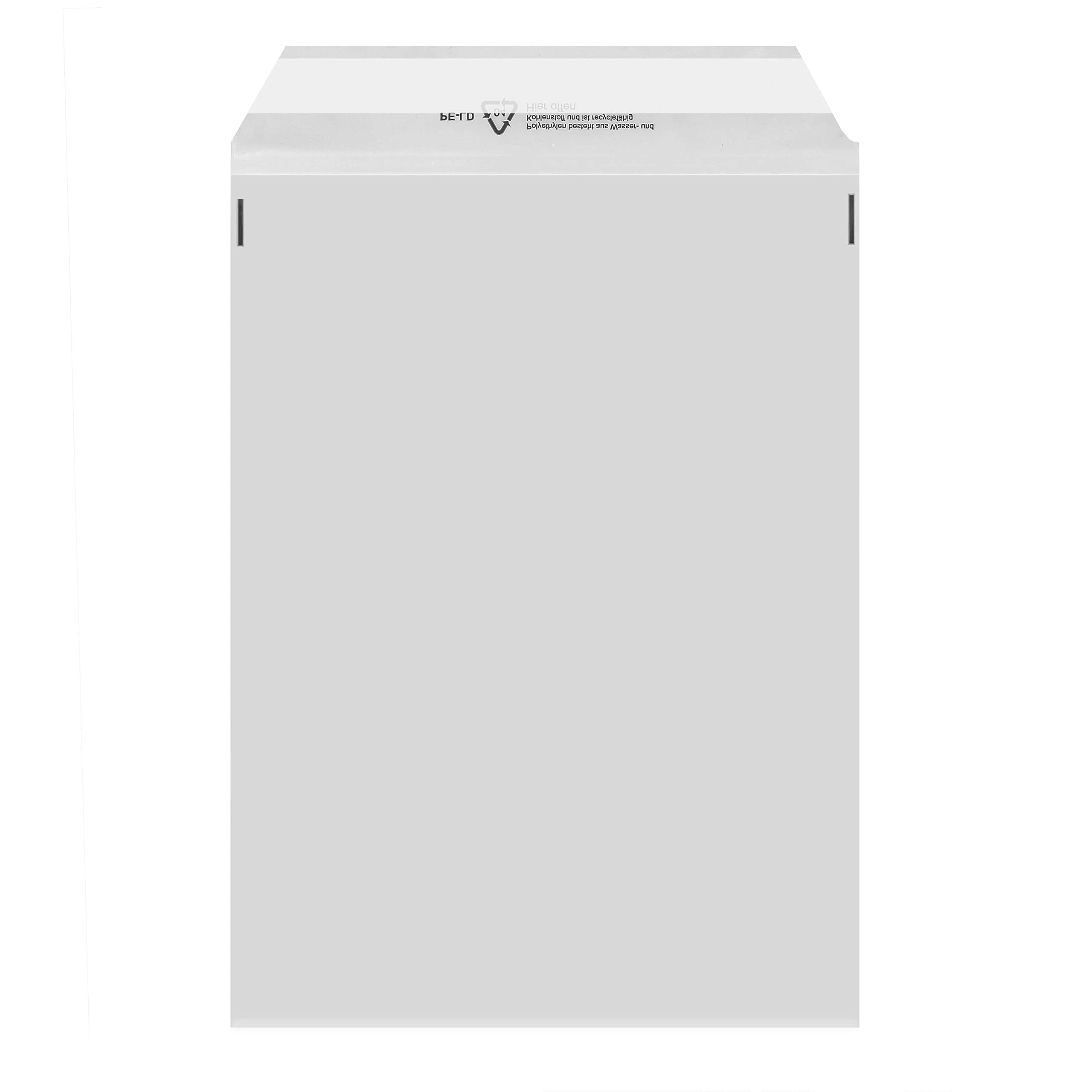 1000x Folienversandtaschen C4 225x310 mm - Transparente Klappenbeutel | PE-Versandtaschen UNIPOST mit Adhäsionsverschluss, Haftstreifen und "Hier offen" Aufdruck, 70 µm starke Folie für C4 Formate