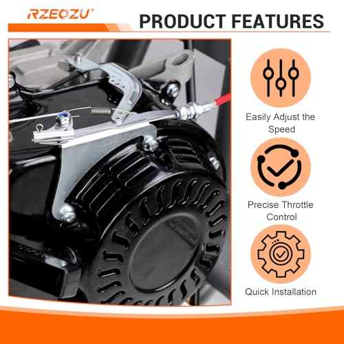 Image of Throttle Control Linkage Bracket Kit Compatible with Predator 212 224cc 196cc GX160 GX200 Engine Coleman CT200U BT200X CT200U-EX Baja MB165 MB200 Axis M200 Mini Bike Go Kart Parts Governor Rod