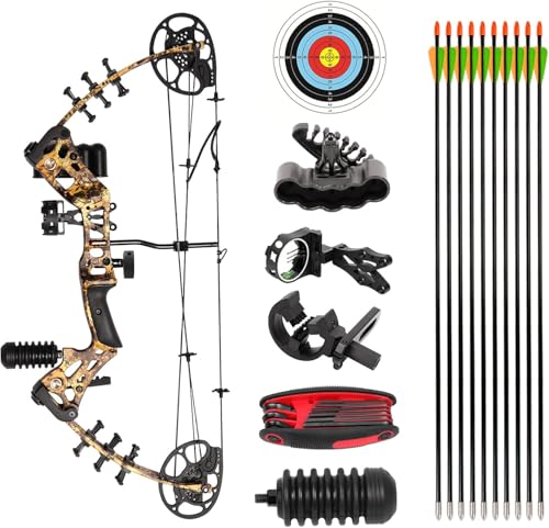 AKCHOER Compound Bow and Arrow Kit Youth Bow and Arrow Set,