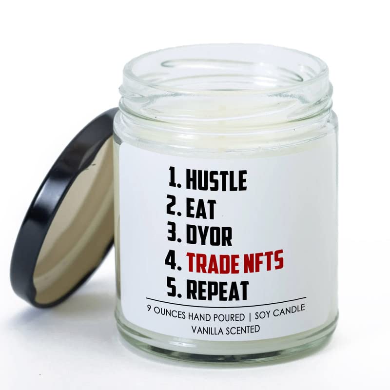 Cryptocurrency Vanilla Candle - Trade - Trader Bitcoin Miner Collector Investor Finance Bussinesman Boss Broker
