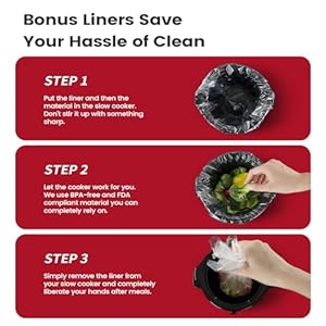 Koocsmallslowcooker2quartfreelinersincludedforeasycleanupupgradedceramicpotadjustabletempnutrientlossreductionstainlesssteelredround Urban Country Home Decor Kooc small slow cooker 2 quart free liners included for easy clean up upgraded ceramic pot adjustable temp nutrient loss reduction stainless steel red round urban country home decor