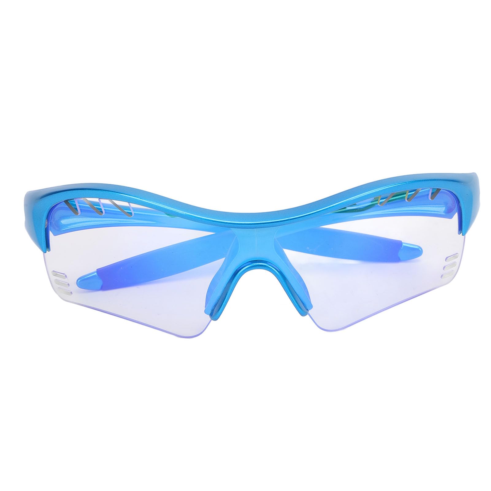 RiToEasysports Kids Sport Glasses, Lightweight Kids Boys Girls Photochromic Glasses Goggles for Running Mountaineering (Blue Frame+Color Changing Blue)