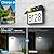 deerdance Solar Address Sign, House Numbers Sign for Outside 3 Color Temperature, High Brightness Address Numbers 300LM, Wall Mounted Address Plaque for Home Yard Street