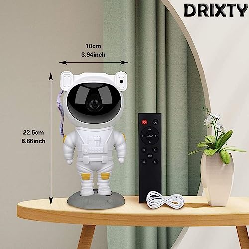 Image of 360 Adjustable Star Projector Night Light with Remote Control, Nebula Night Light Projection with Timer for Baby Adults Bedroom, Gaming Room, Home, Party, Diwali Gifts (A)