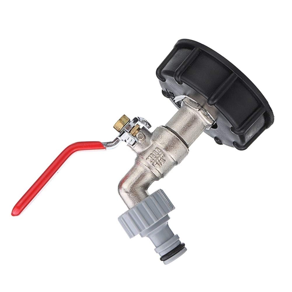Złącza do wody ogrodowej wspólne usta wąż IBC adapter zbiornika S60X6 do mosiężnego kranu 1/2 "zamiennik dla części do zaworów domowych