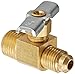 Eaton Weatherhead 695 Brass Needle Valve, Flare Straightway, 5/16" Tube OD x 1/4" Male Pipe Thread