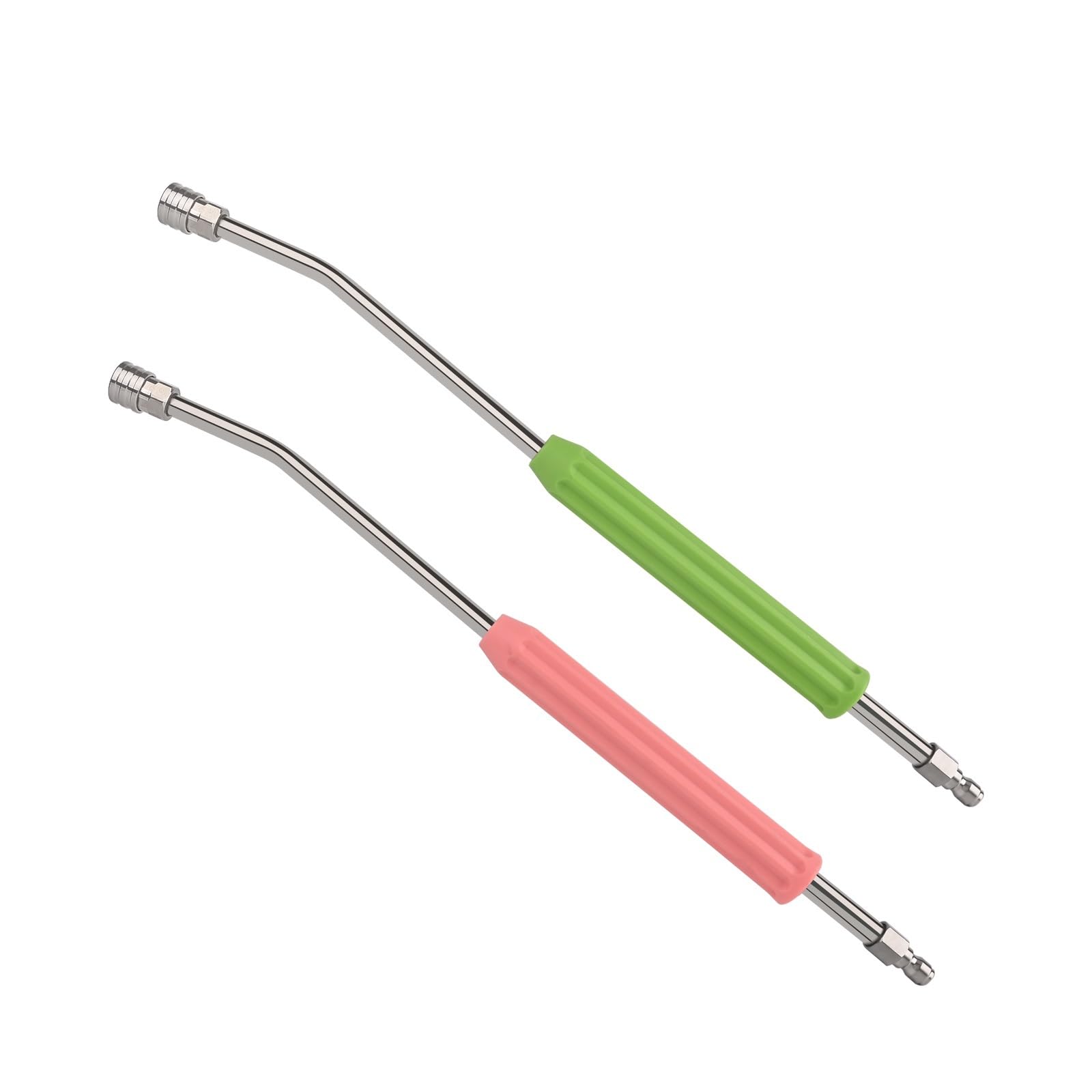 Varita de extensión for Lavadora a presión Lavado Autos, Potencia Acero Inoxidable, con Enchufe rápido 1/4" Adecuado para Jardines y azoteas(Green and Red)