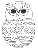 Daily Planner Journal: 365 + Days Bullet Journaling Blank Notebook with sections for date, time, notes, lists & doodles! 8.5 x 11 size, 380 pages, ... Owl (Color the Cover Planners) (Volume 7)