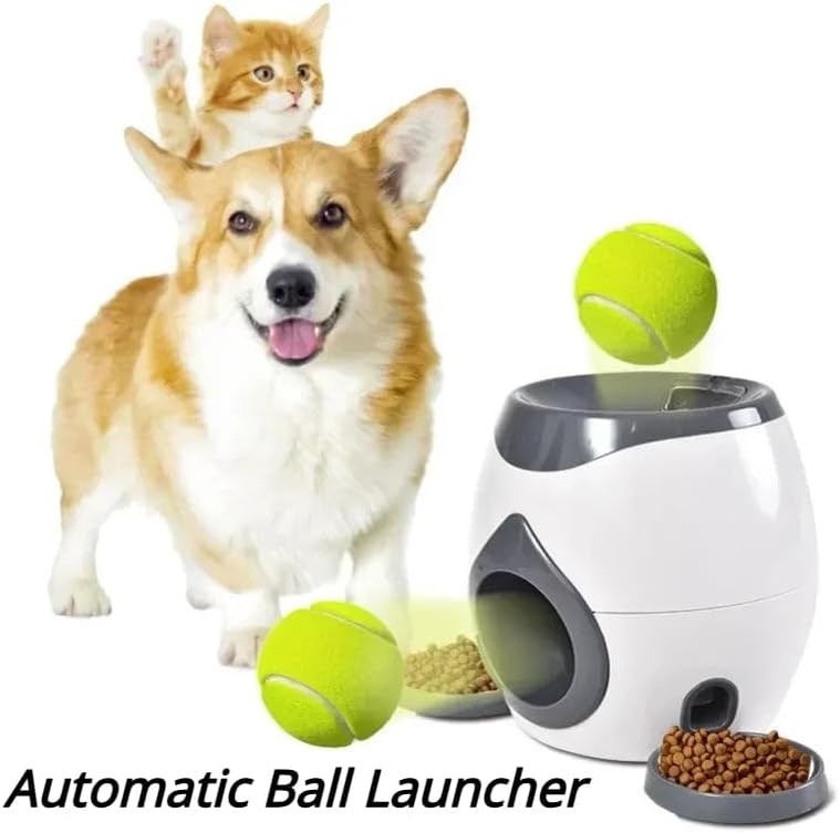 Automatic Tennis Ball Launcher: Hours of Fun for Your Dog! (Green)